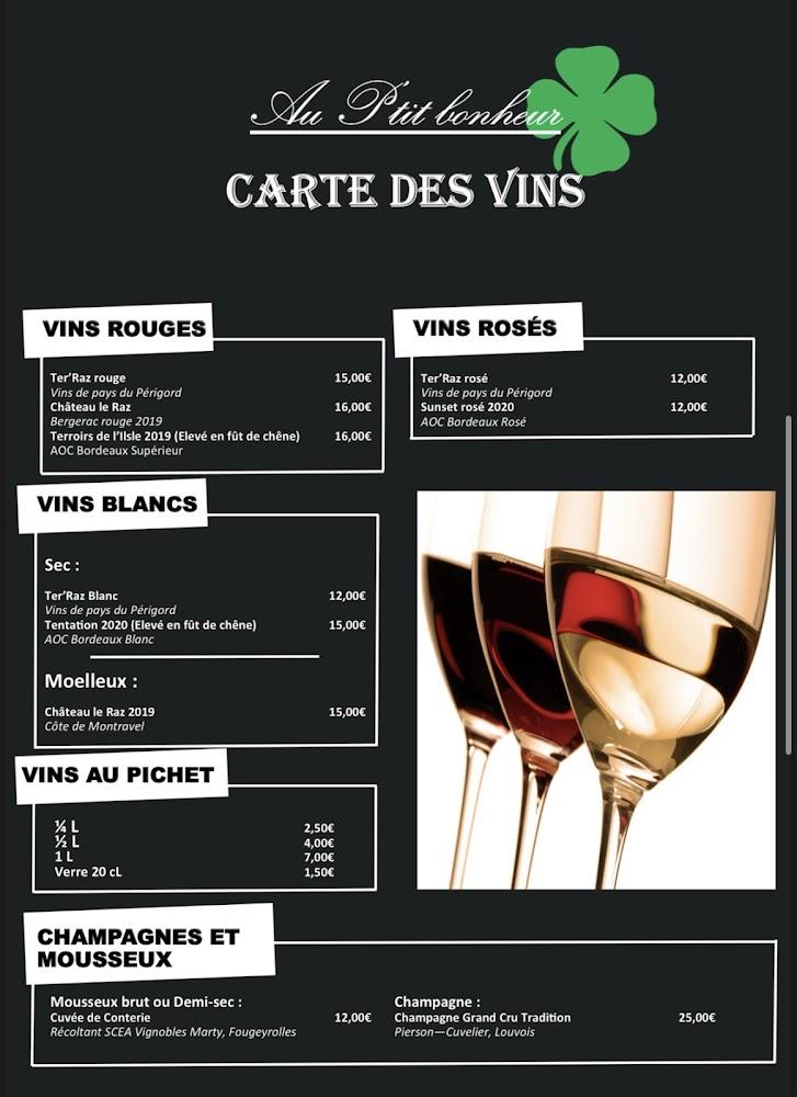 Au P’tit Bonheur - Menu Image 2